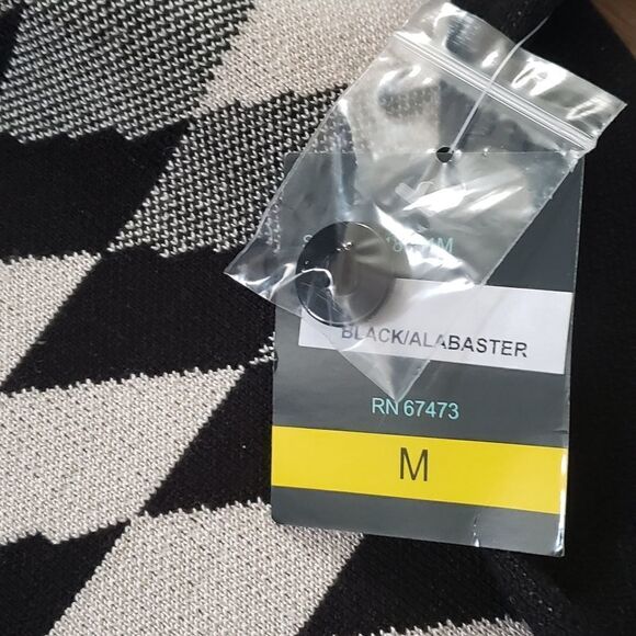 NWT Gabby Skye Black Alabaster 3/4 Sleeve Sheath Sweater Dress MEDIUM - Picture 14 of 16